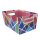 Idena Ablagebox Streifen mehrfarbig 27,9x17,8x12,7cm ohne Deckel