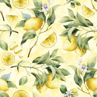 ti-flair Servietten Ripe Lemons 33x33cm 20 Stück 3-lagig