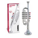 BONTEMPI Trompete 4 farbige Tasten silber 37cm Kunststoff