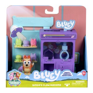 Spielset Bluey Bingos Greifautomat Claw S15 6 Plüsch Preise & Spielfigur