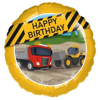 18in/45cm Construction Party (inkl. Helium 3,50 €)