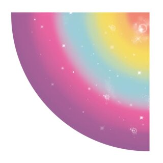 12 Napkins Unicorn Dreams round