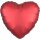 18in/45cm Satin Sangria Heart (inkl. Helium 3,50 €)