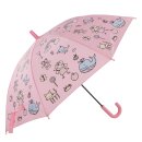 Idena Schirm Magic Regenbogen rosa Ø83x66cm